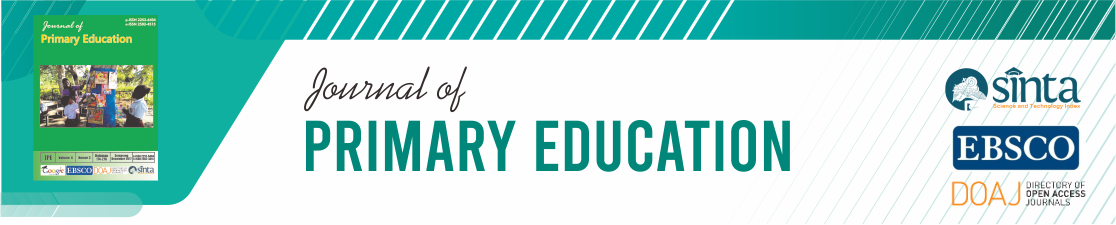header Journal of Primary Education