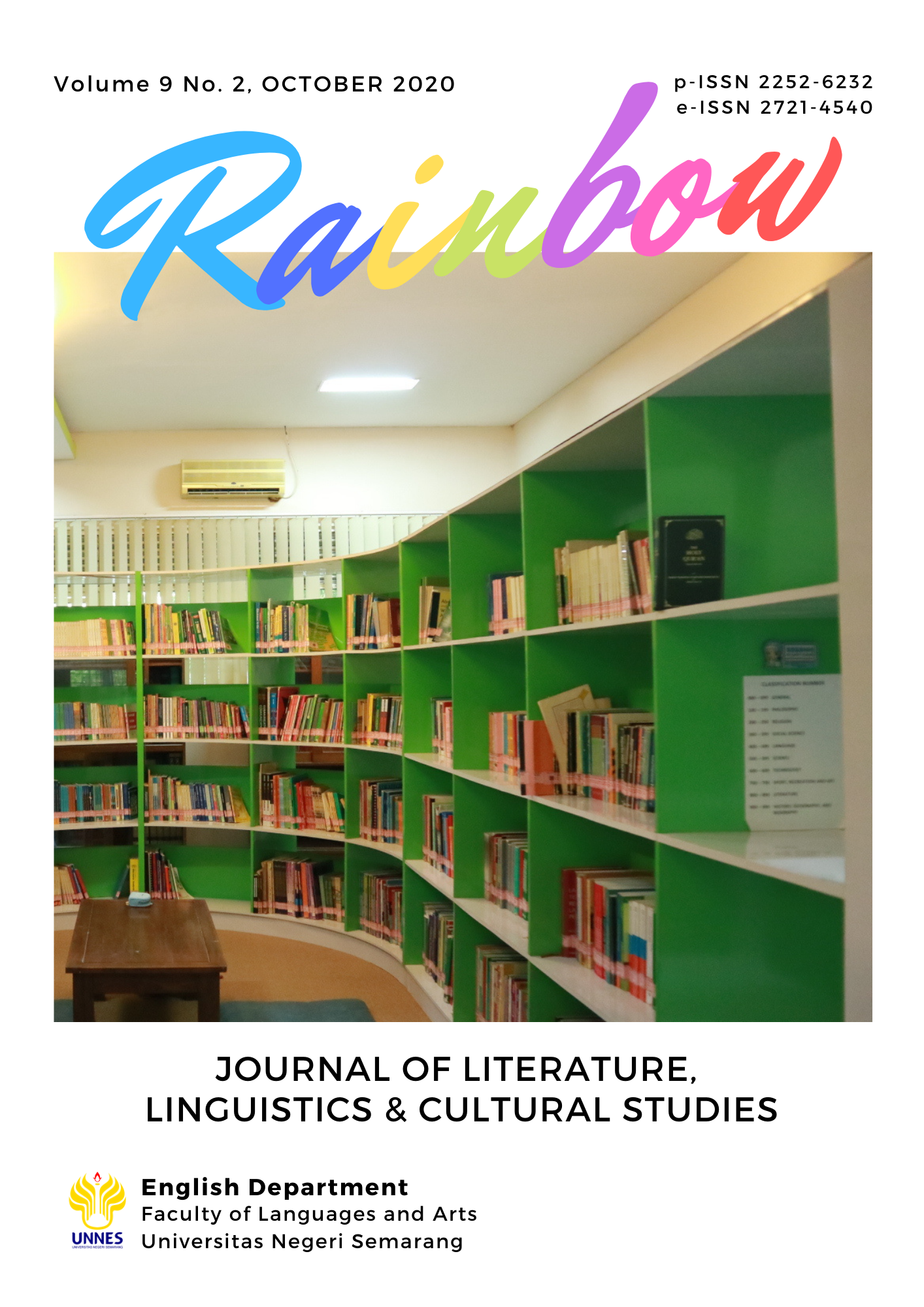 Rainbow: Journal of Literature, Linguistics and Cultural Studies
