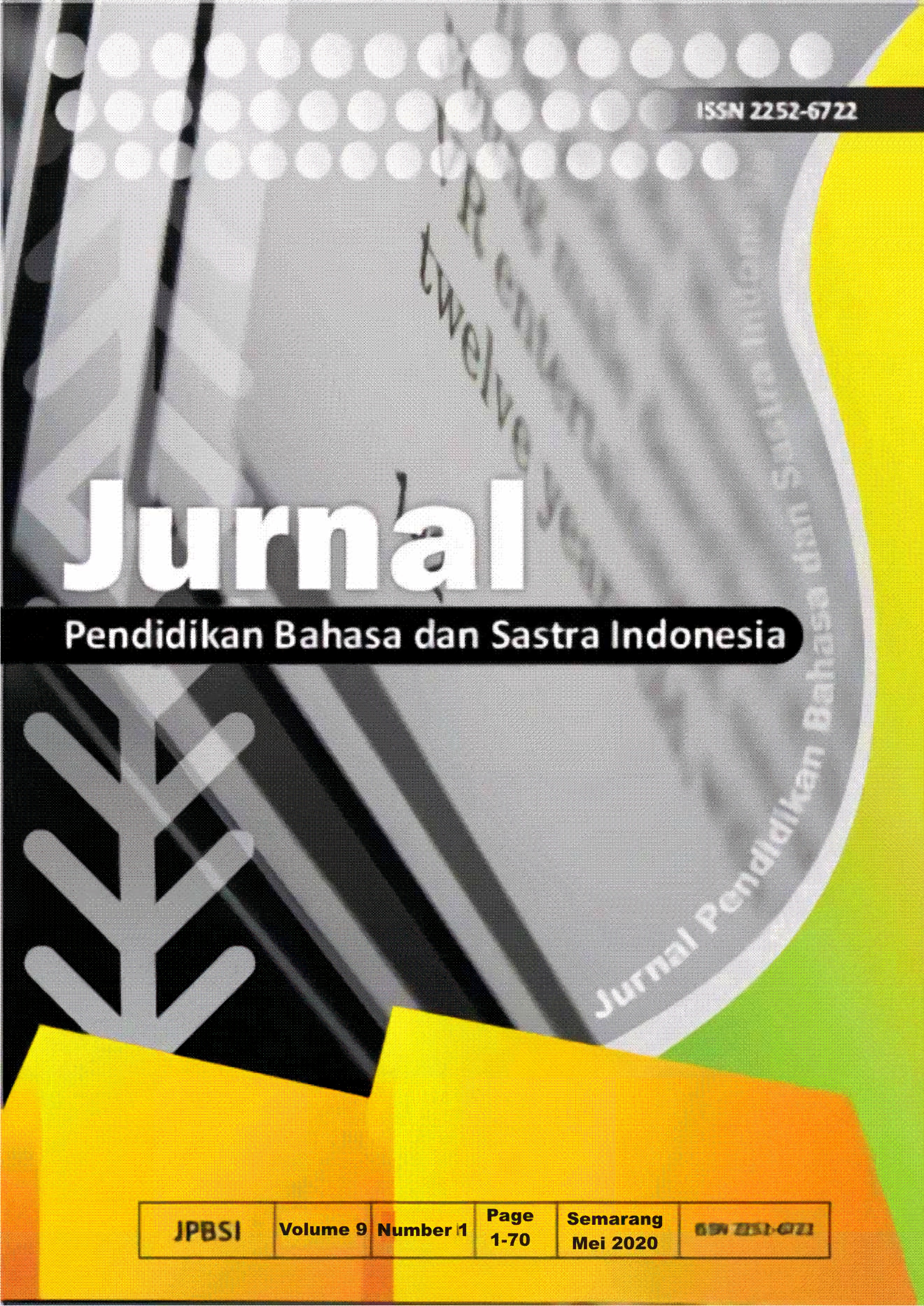 Jurnal Bahasa Indonesia Dan Sastra Pdf - Materi Soal