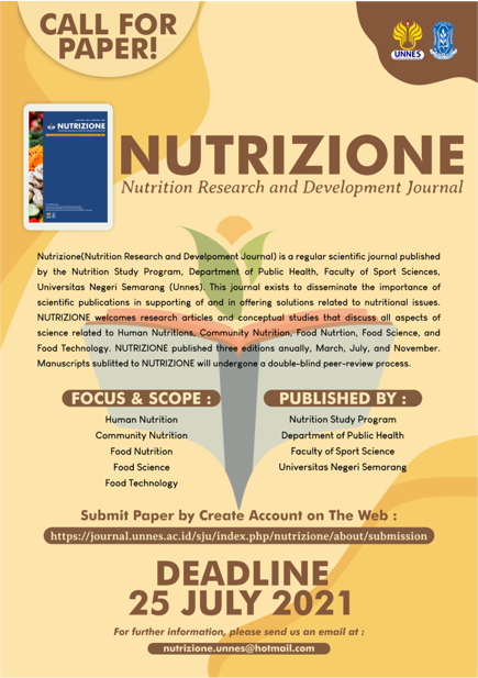 nutrition research call for papers